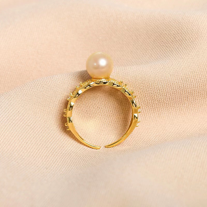 Genuine Akoya Pearl Hypnos Ring