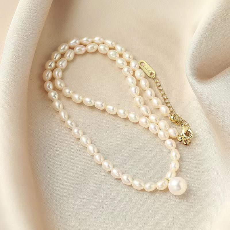 Genuine Freshwater Pearl Pure Heart Necklace