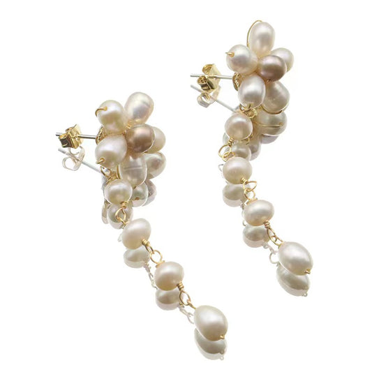 Genuine Freshwater Pearl Sakura Earrings