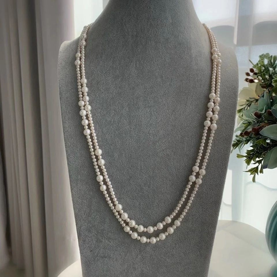 Electroplating 18K Gold Genuine Freshwater Pearl Pallas Necklace