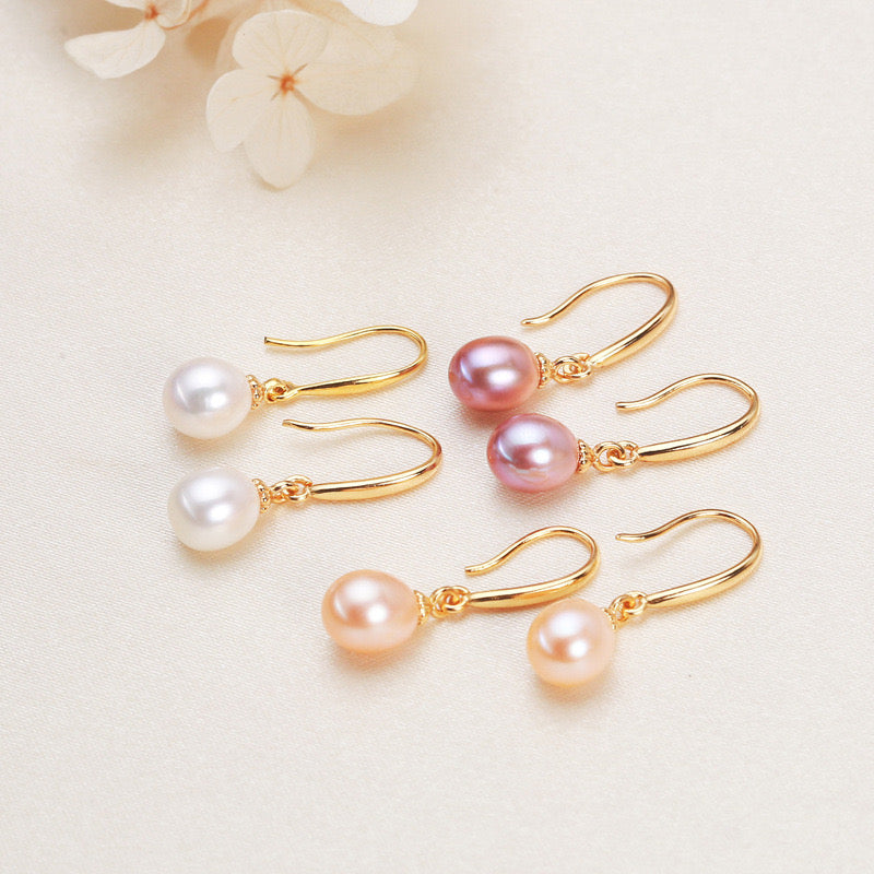 Genuine Freshwater Pearl Candy Dew Earrings