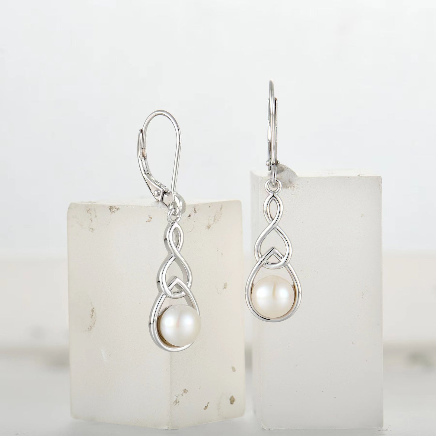 Genuine Freshwater Pearl Tear Drop Earrings