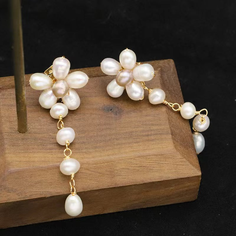 Genuine Freshwater Pearl Sakura Earrings