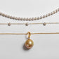 Genuine Golden South Sea Pearl Betsy Pendant
