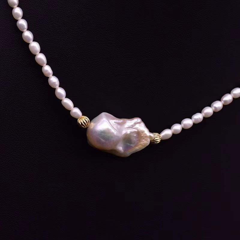 Genuine Freshwater Pearl Silver Coast Necklace