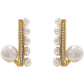 Genuine Freshwater Pearl Ocean Harp Earrings