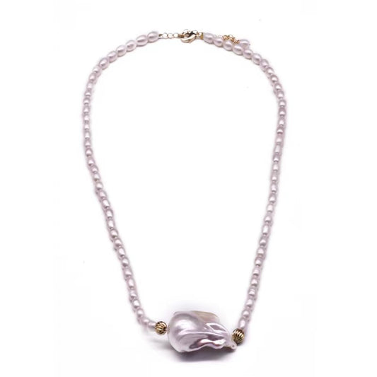 Genuine Freshwater Pearl Silver Coast Necklace
