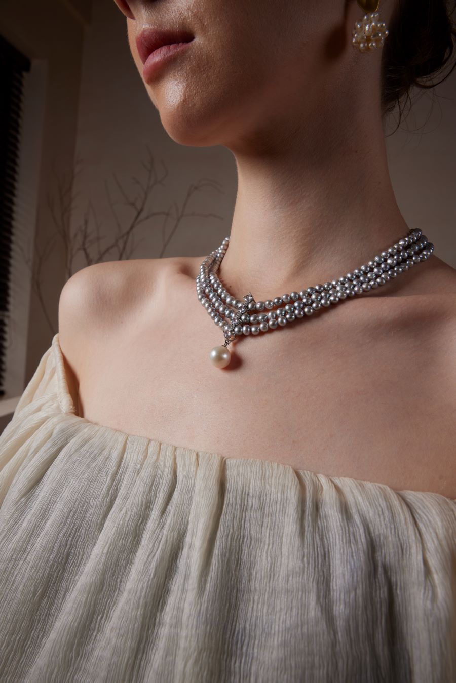 Silver Sea Necklace