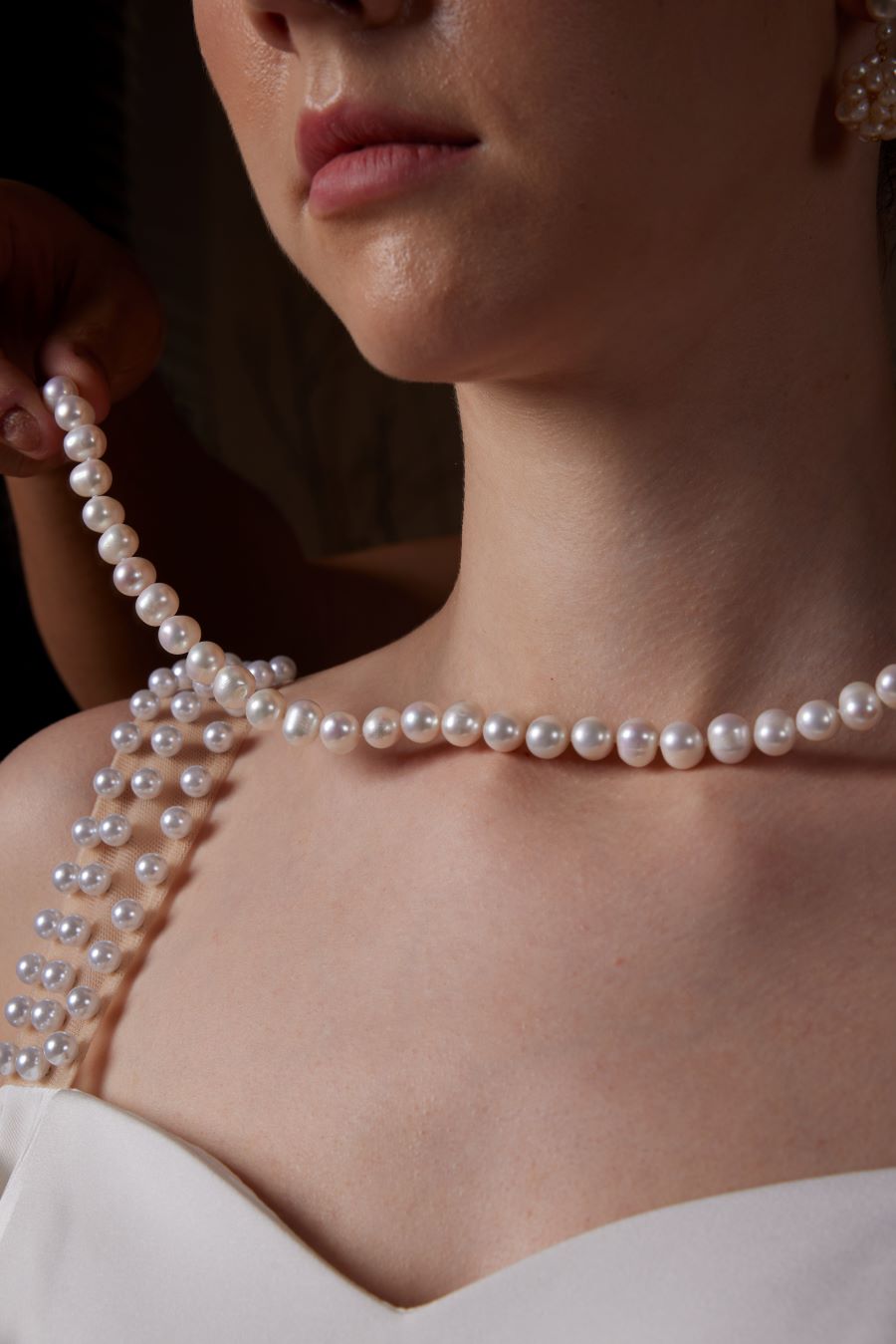 Classic White Pearl Necklace