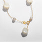 Solid 18K Gold Genuine Freshwater Camellia Bracelet