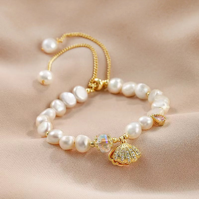 Genuine Freshwater Pearl Shell Gracia Bracelet