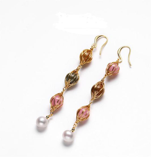 Genuine Freshwater Pearl Happy Candy Earrings