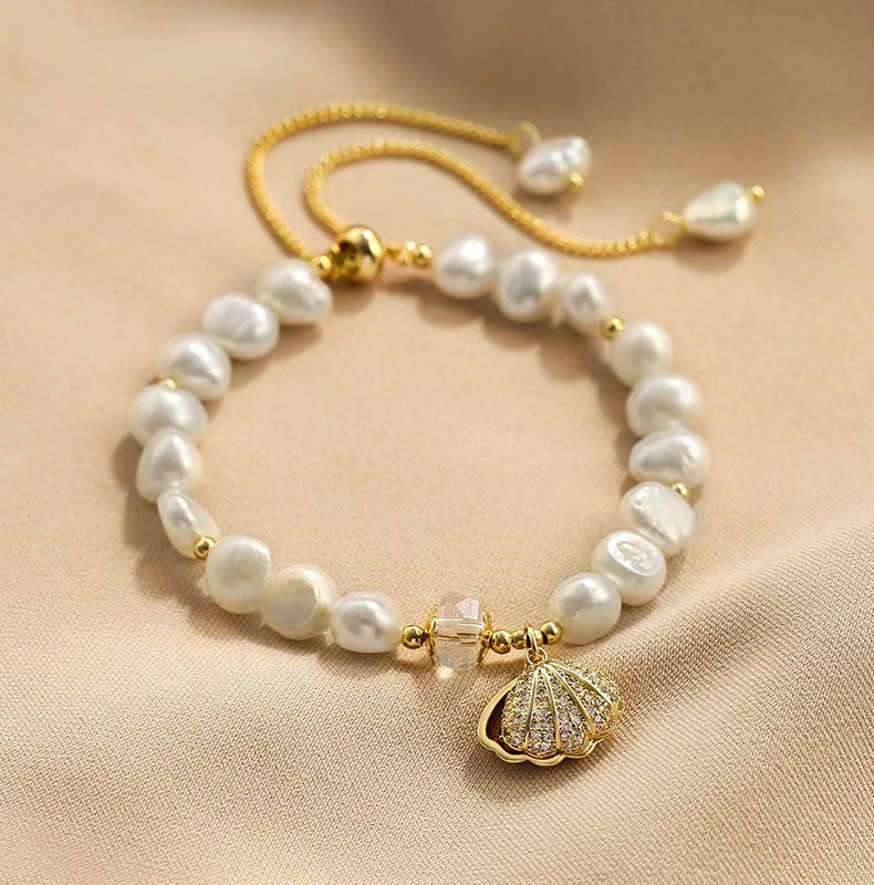 Genuine Freshwater Pearl Shell Gracia Bracelet