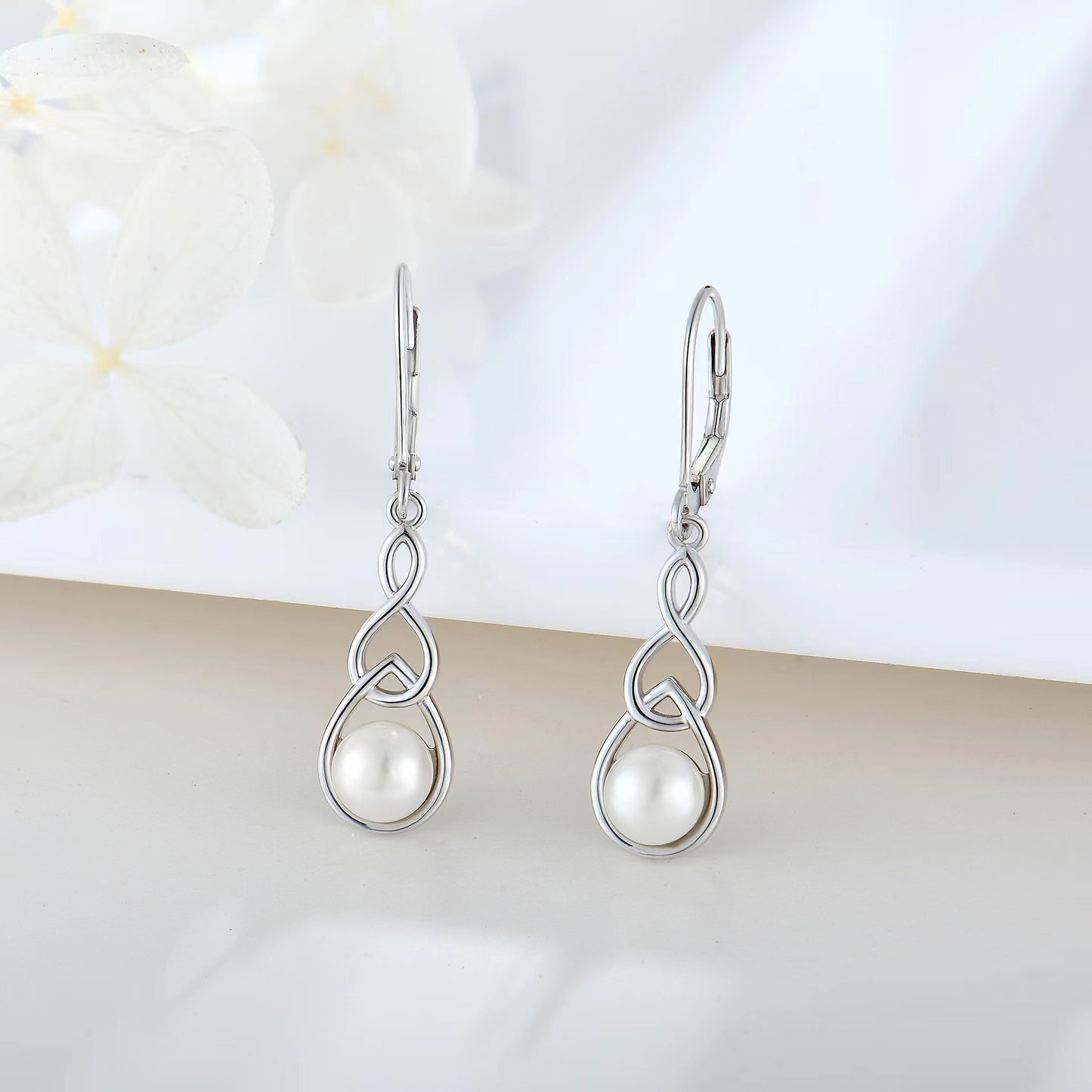 Genuine Freshwater Pearl Tear Drop Earrings