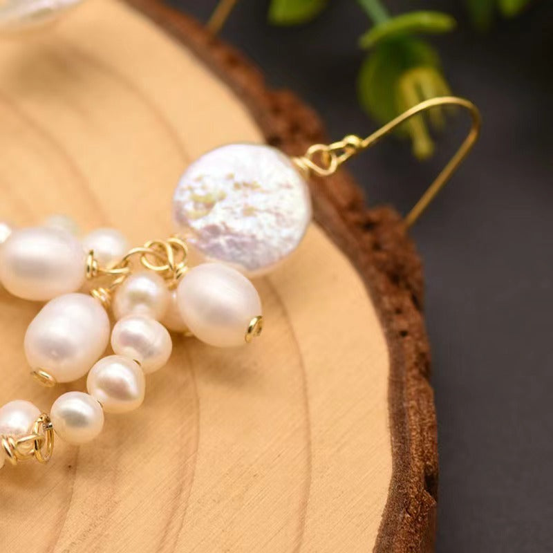 Genuine Freshwater Pearl Royal Elements Earrings