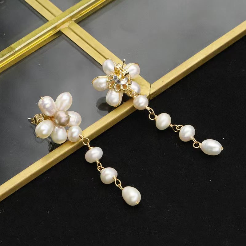 Genuine Freshwater Pearl Sakura Earrings