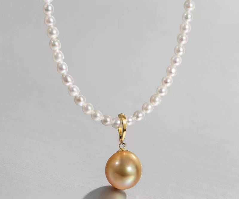 Genuine Golden South Sea Pearl Betsy Pendant