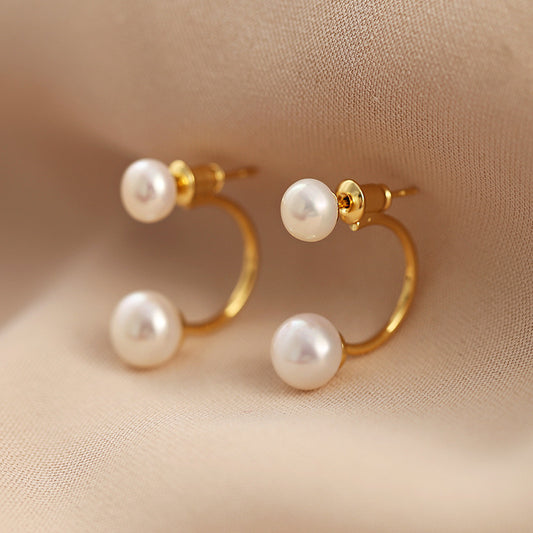 Genuine Freshwater Pearl Happy Dots Earrings