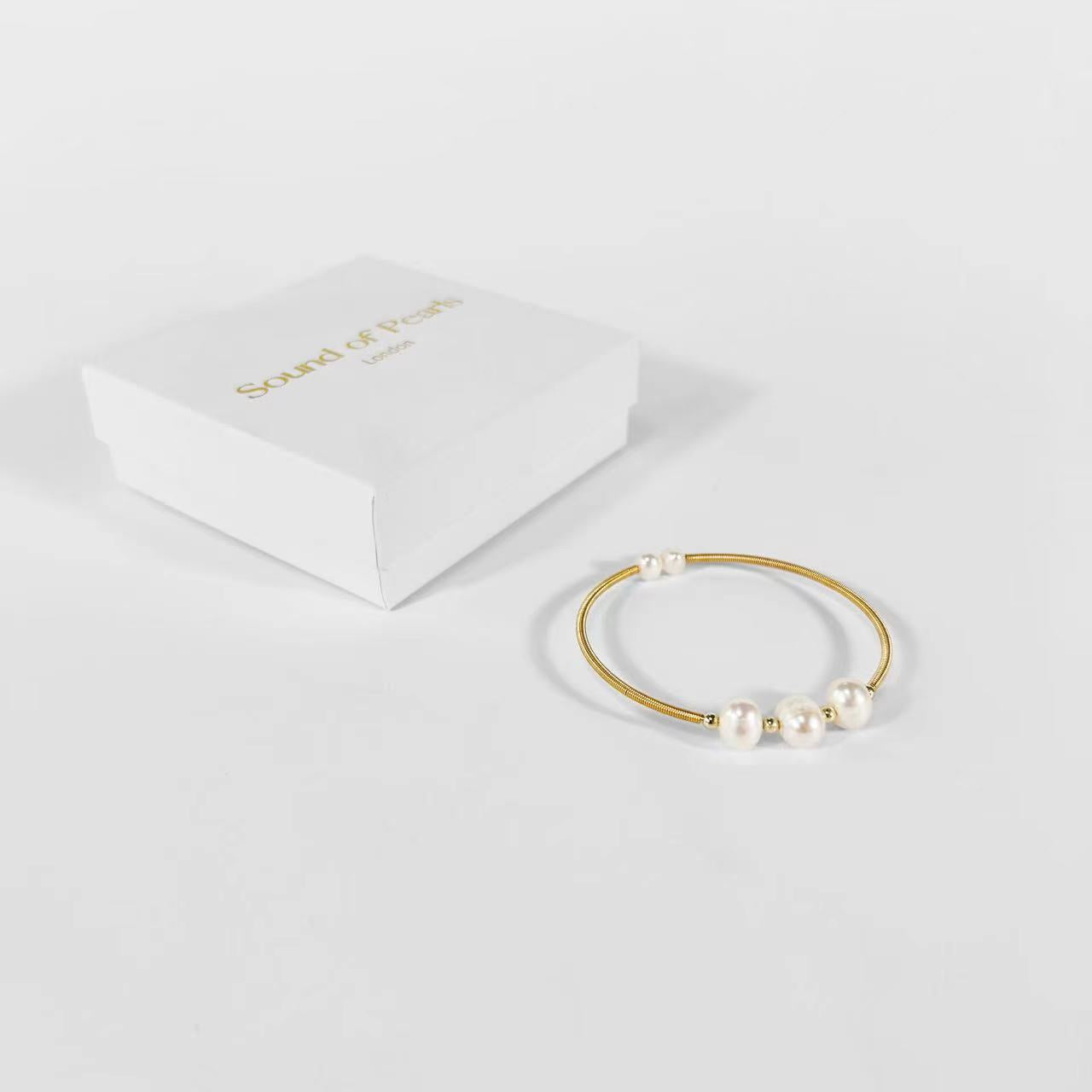 Genuine Freshwater Pearl Rainbow Bracelet