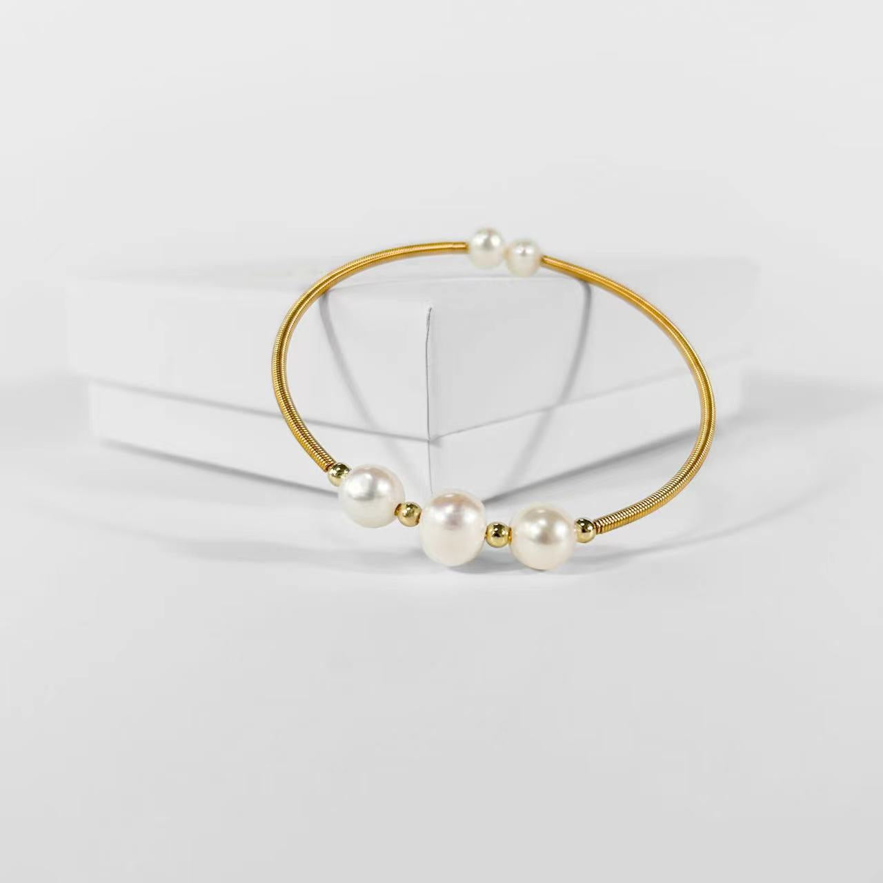 Genuine Freshwater Pearl Rainbow Bracelet