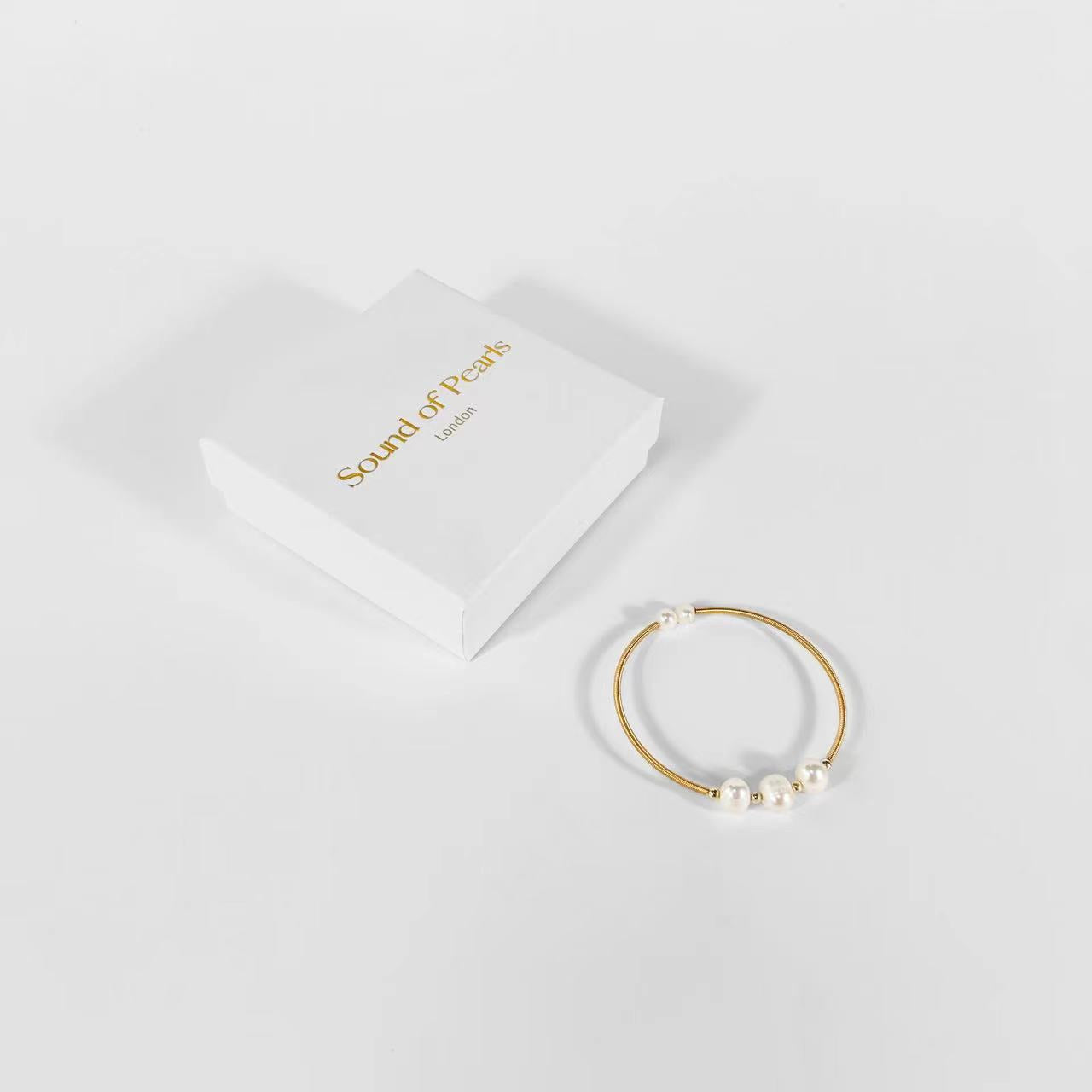 Genuine Freshwater Pearl Rainbow Bracelet
