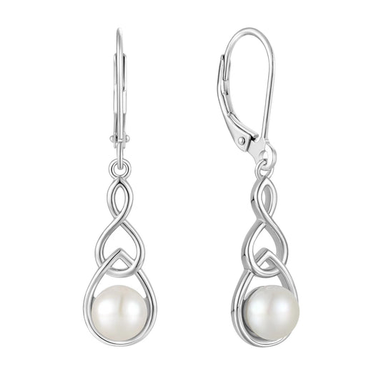 Genuine Freshwater Pearl Tear Drop Earrings