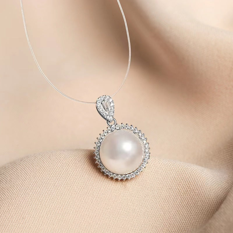 Genuine Seawater Pearl Verel Necklace