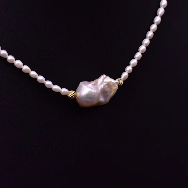 Genuine Freshwater Pearl Silver Coast Necklace