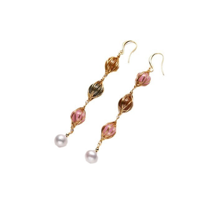 Genuine Freshwater Pearl Happy Candy Earrings