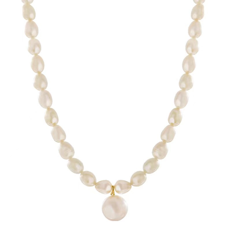 Genuine Freshwater Pearl Pure Heart Necklace