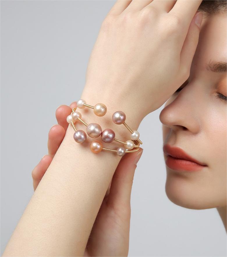 Genuine Freshwater Pearl Sky Bracelet