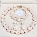 Genuine Freshwater Baroque Pearl Kew Garden Set