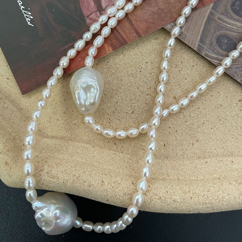 Genuine Freshwater Baroque Pearl Elsa Necklace