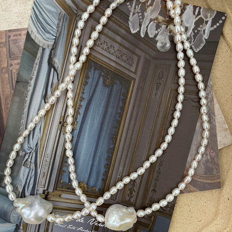 Genuine Freshwater Baroque Pearl Elsa Necklace