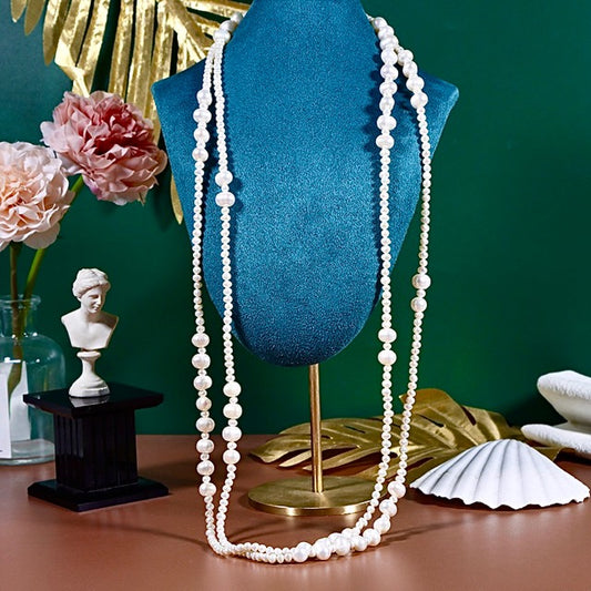 Genuine Freshwater Baroque Pearl Penny Necklace