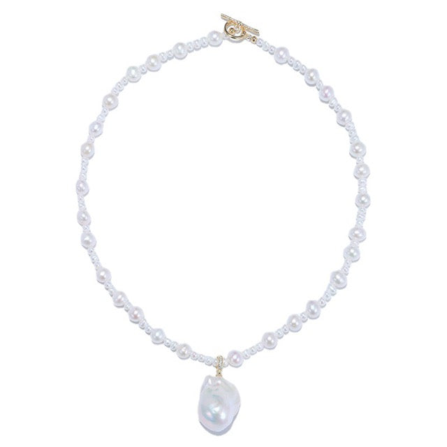 Genuine Freshwater Baroque Pearl Arya Necklace