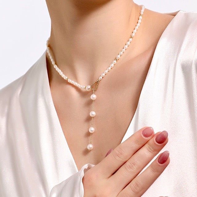 Genuine Freshwater Baroque Pearl Eden Necklace