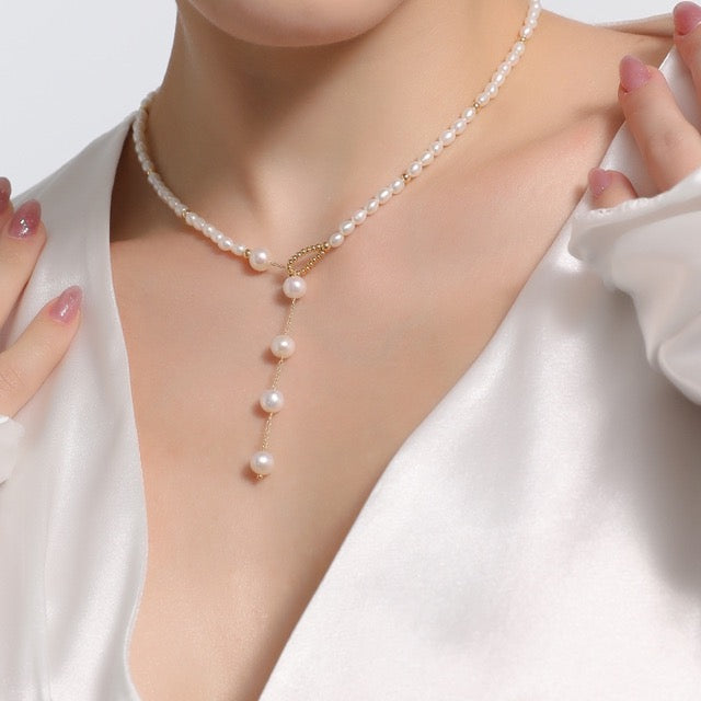 Genuine Freshwater Baroque Pearl Eden Necklace