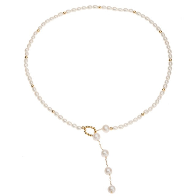 Genuine Freshwater Baroque Pearl Eden Necklace