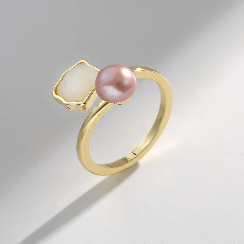 Genuine Freshwater Pearl Cindy Ring