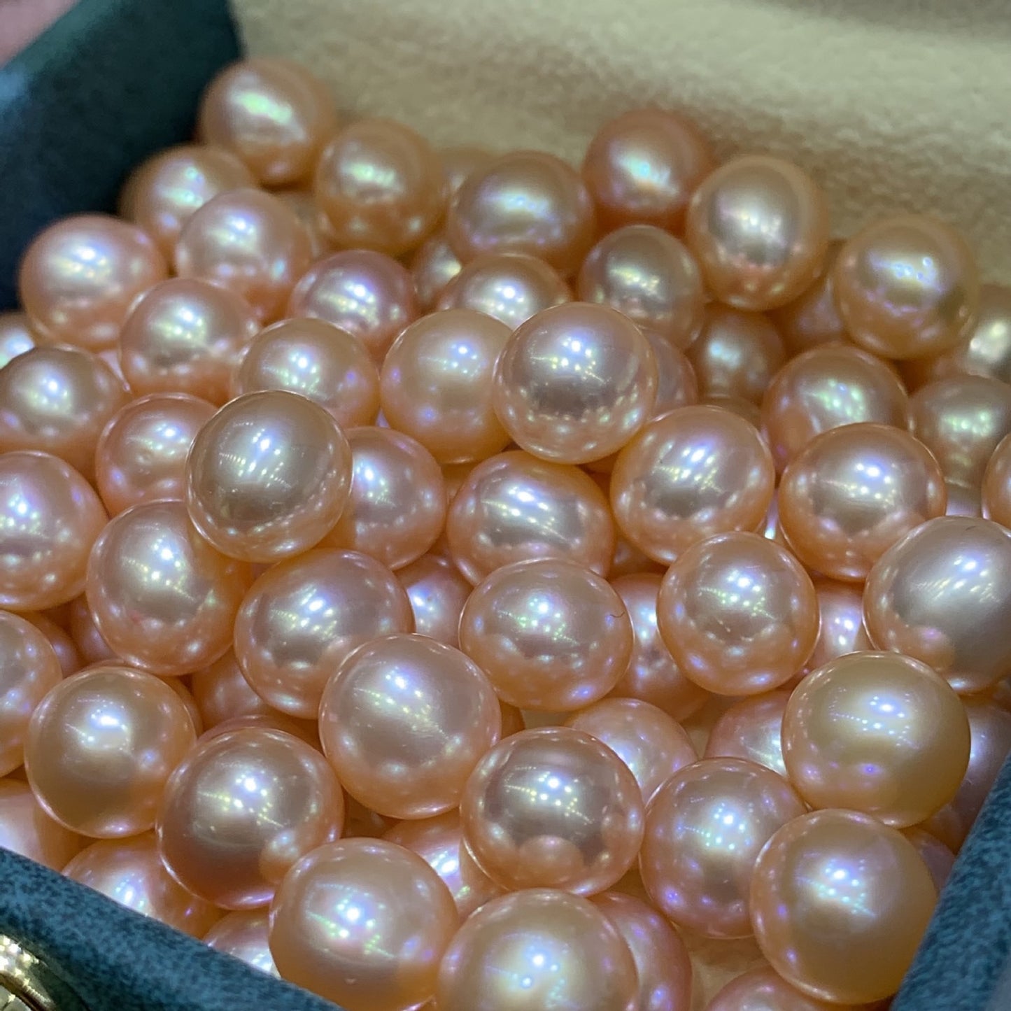 7.5-8mm Round Freshwater AK Orange Pearl