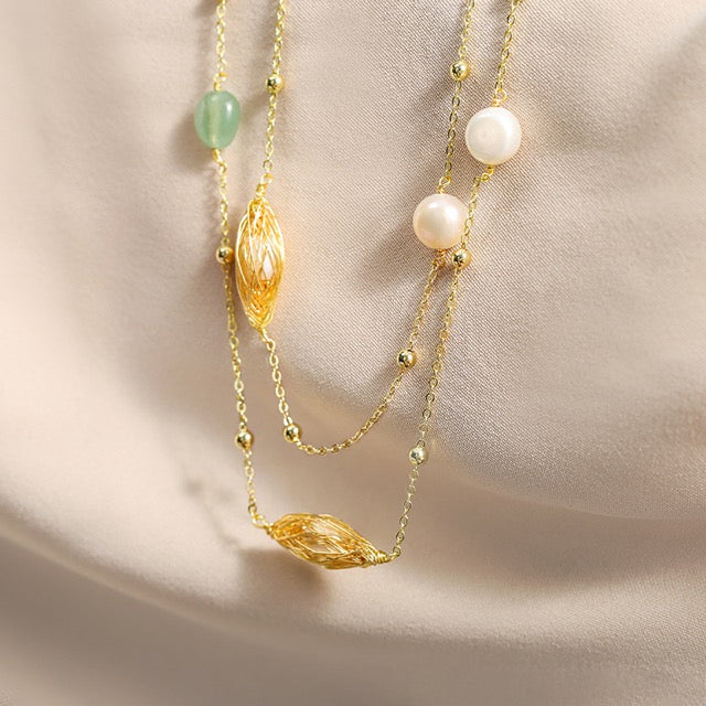 Genuine Freshwater Pearl Oxford Necklace