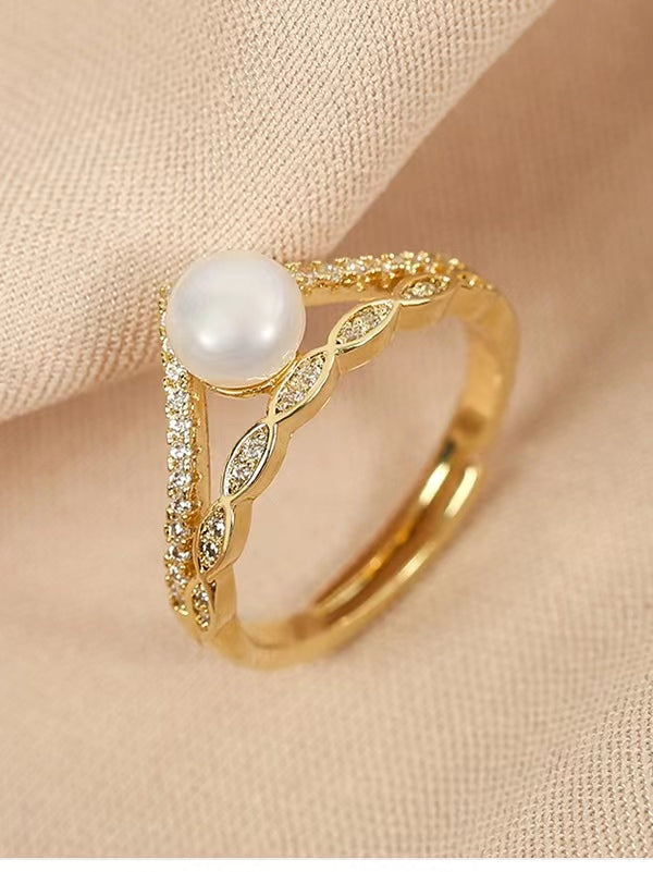 Genuine Freshwater Pearl Samantha Ring