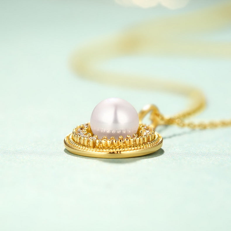 Genuine Natural Freshwater Pearl Goddess of Radiance Pendant