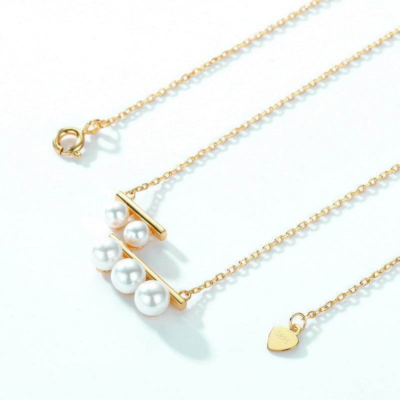 Handcrafted Shell Pearl Holy Organ Necklace