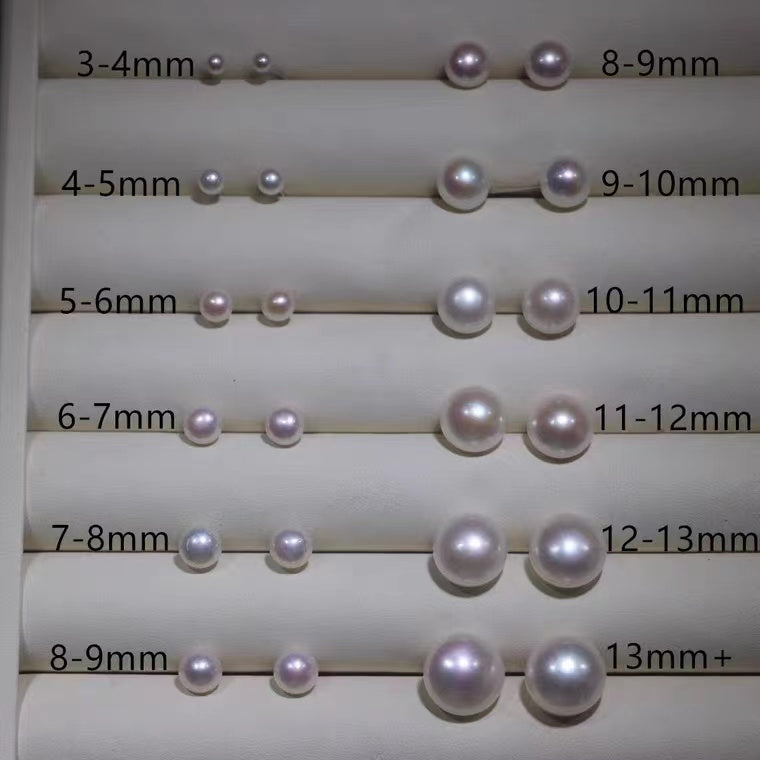 6-7mm Round Freshwater Rainbow Pearl
