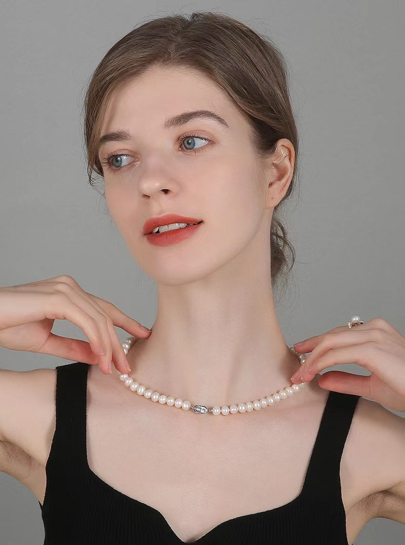 Genuine Freshwater Pearl Audrey Necklace