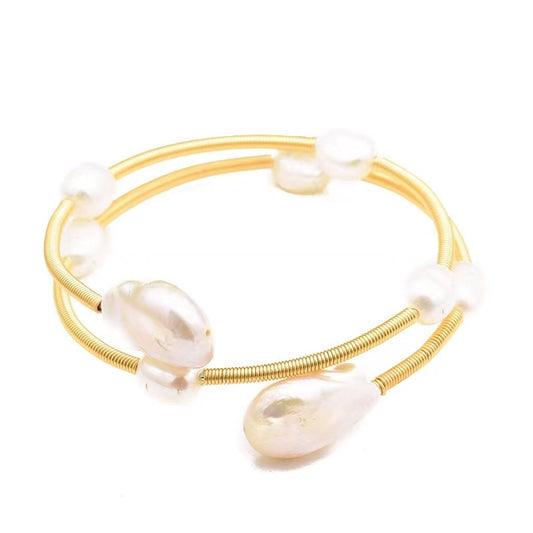 Genuine Freshwater Baroque Pearl Cherry Bracelet (Limited Edition)