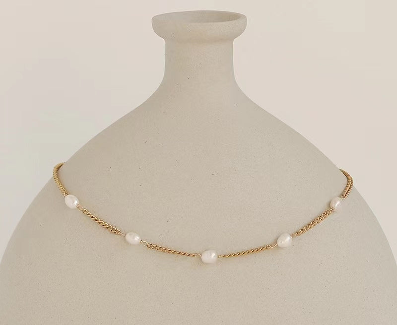 Genuine Freshwater Pearl Morning Dew Necklace