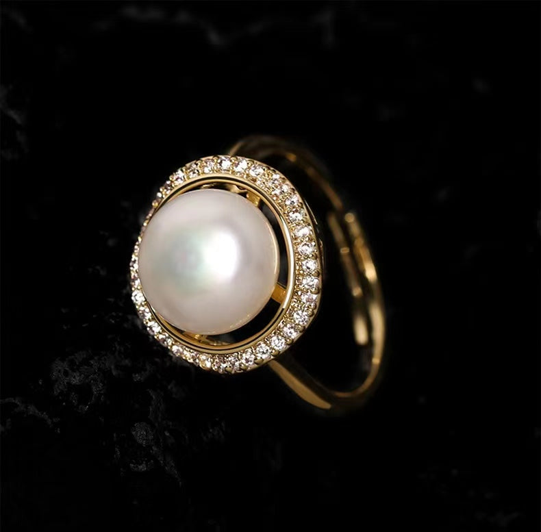 Genuine Freshwater Pearl Cloud Ring